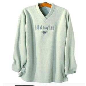 Artisans Woodline V-Neck Fleece Tunic